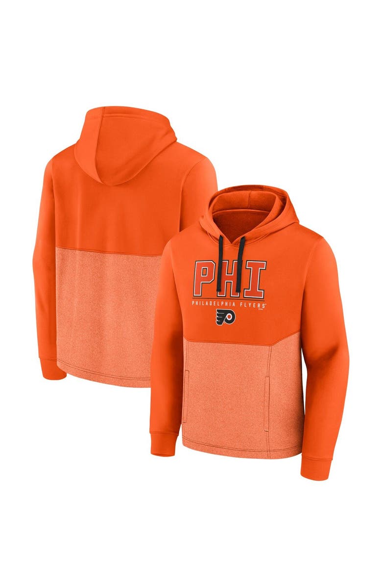 FANATICS Men's Fanatics Branded Orange Philadelphia Flyers Successful Tri-Blend Pullover Hoodie, Main, color, Orange