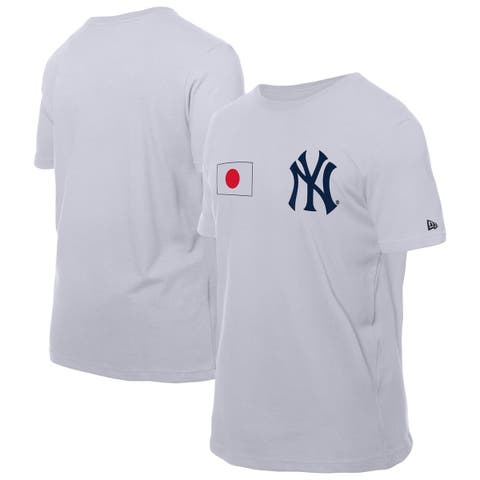 Men's New Era White New York Yankees Japanese Flag T-Shirt