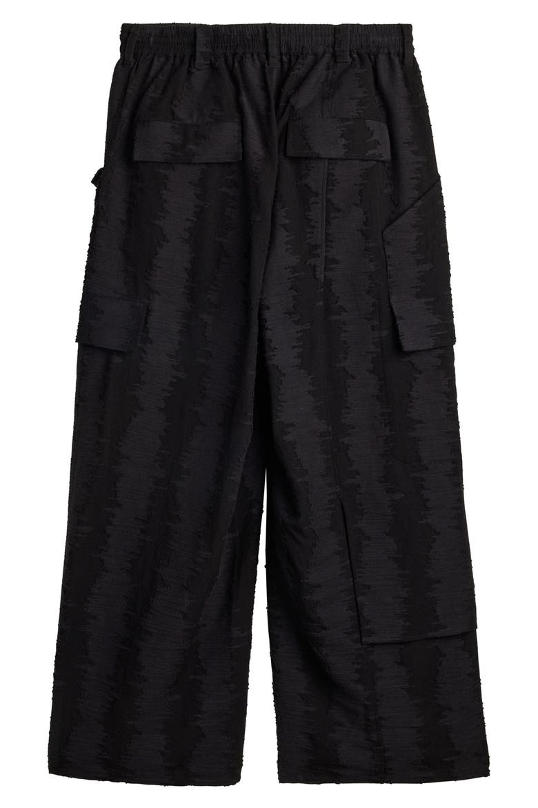 Deco Stitch Cargo Pants, Alternate, color, BLACK