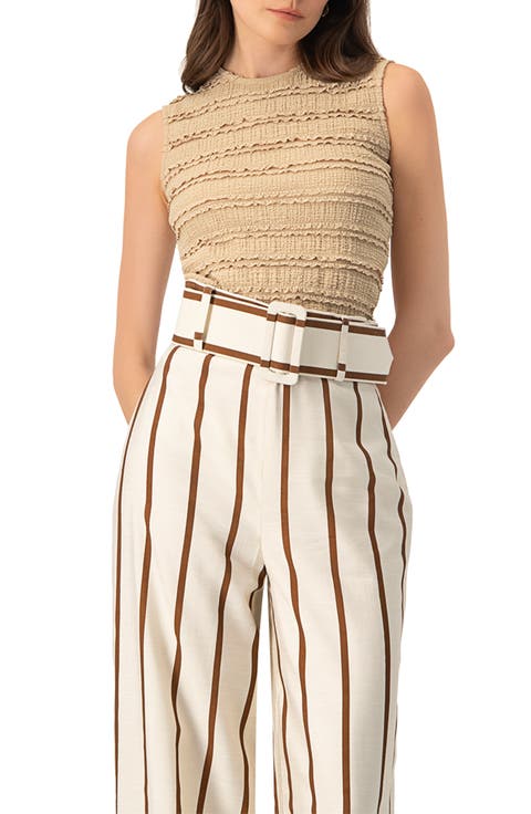 Sleeveless Knitted Top