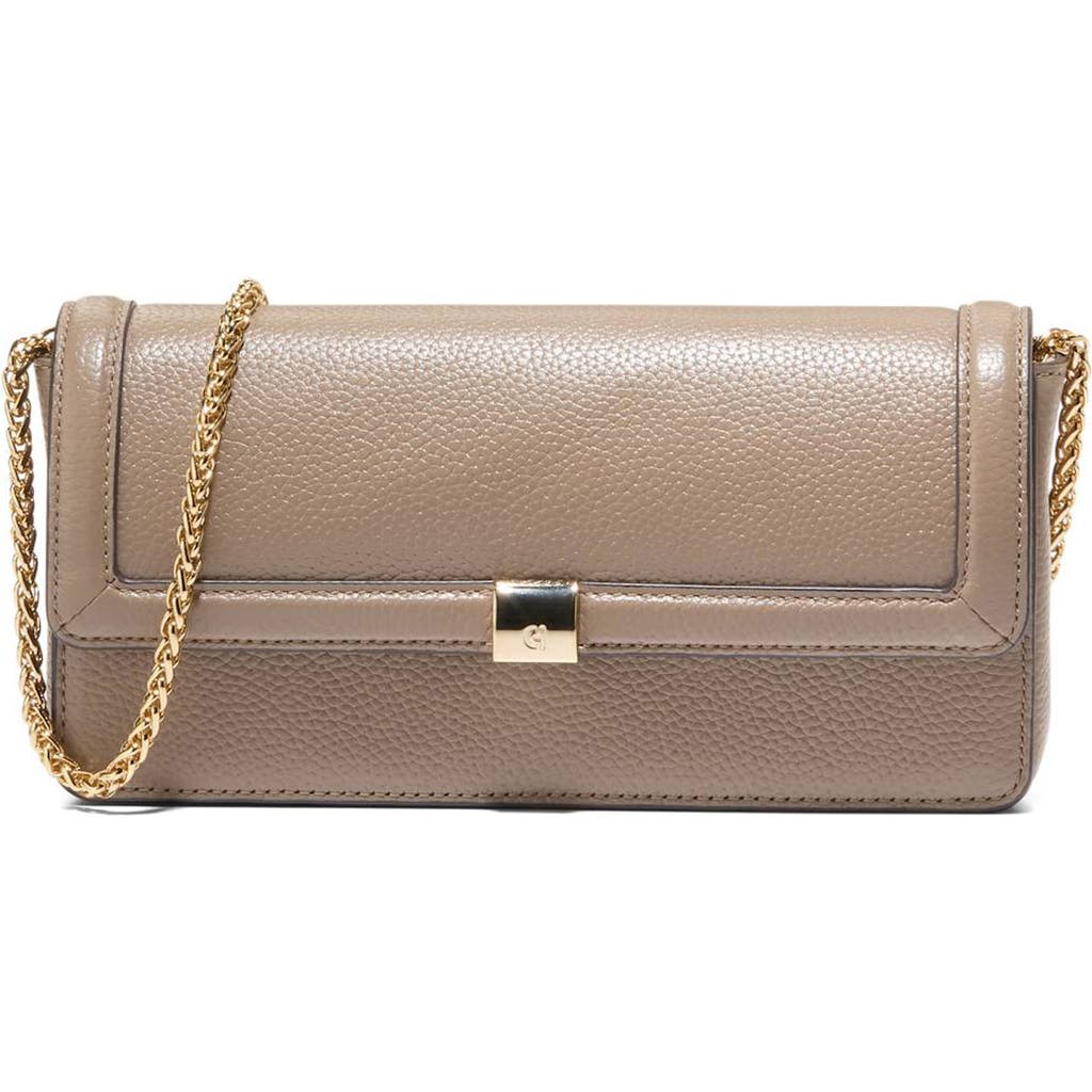 Cole Haan Daniella Leather Wallet On A Chain In Brown
