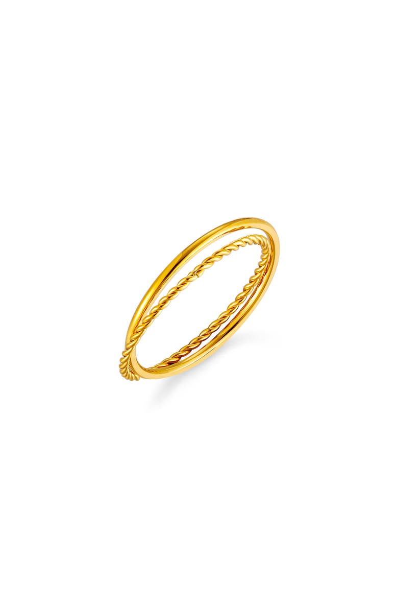 Harmony Double Ring, Main, color, Gold