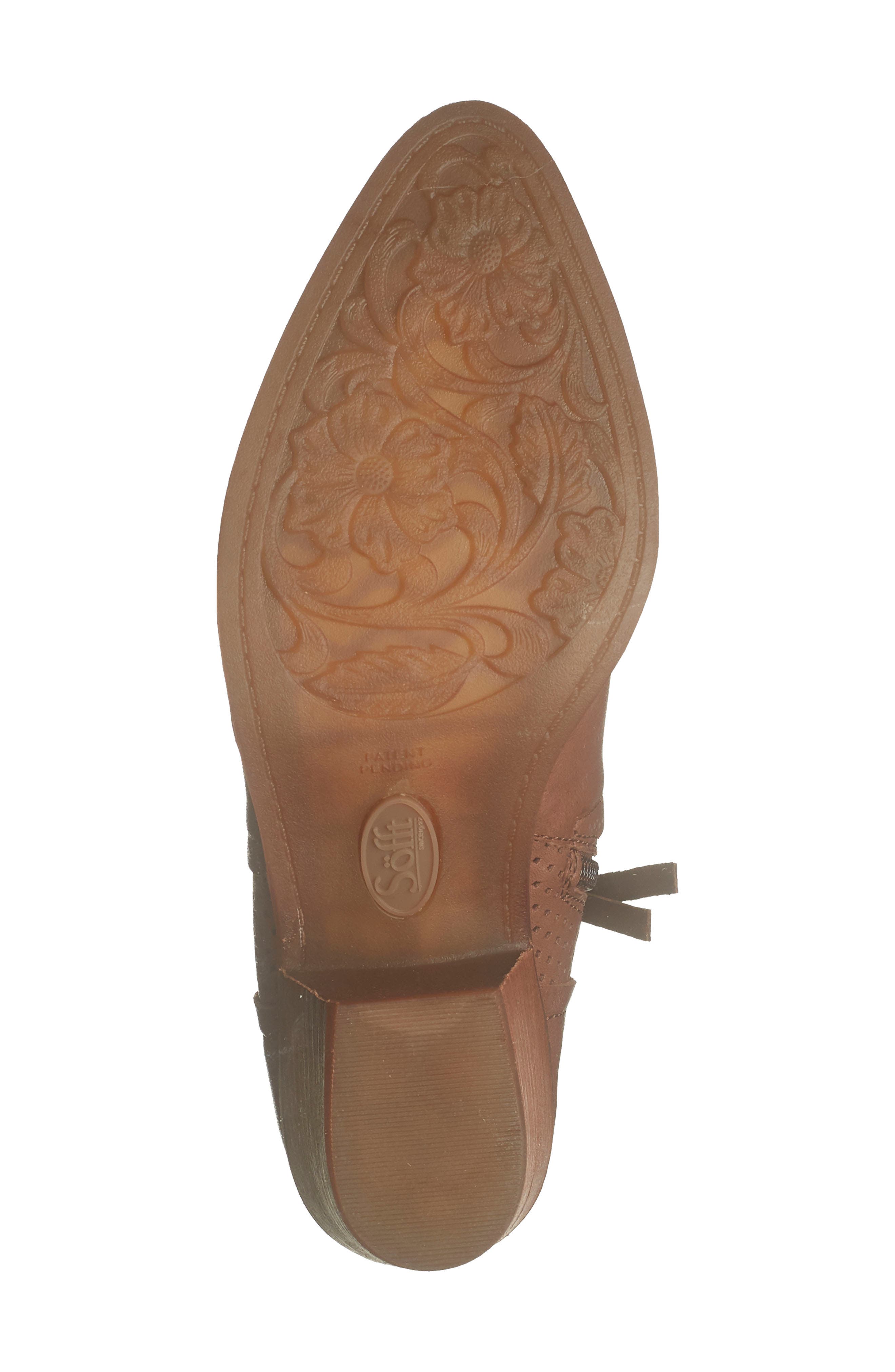 Söfft Abeena Perforated Boot, Alternate, color, Brown