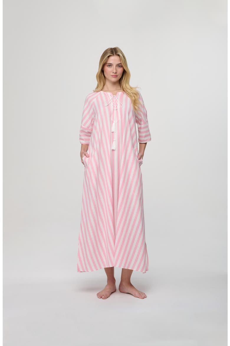 Bridget Dress, Alternate, color, Pink / White