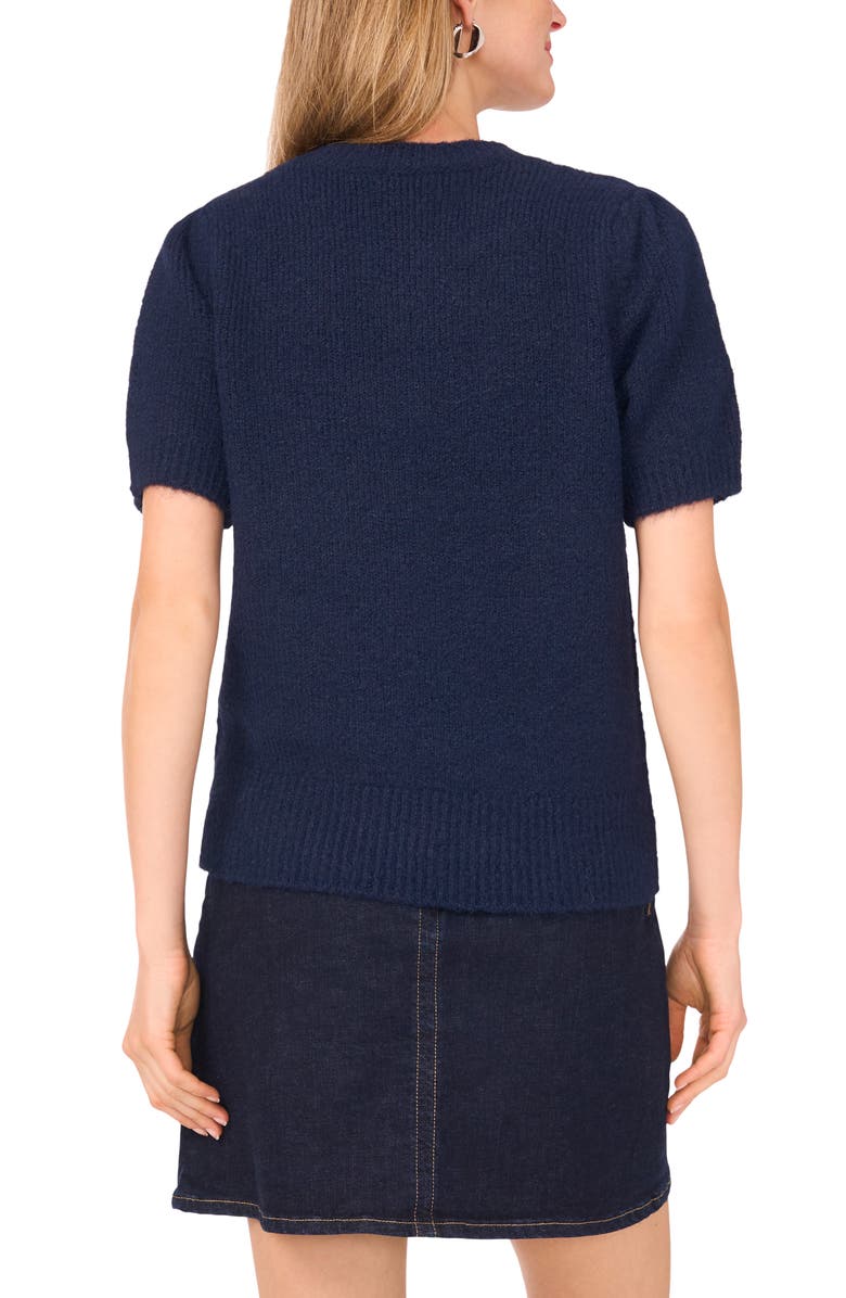 Vince Camuto Puff Sleeve Sweater, Alternate, color, Not So Navy