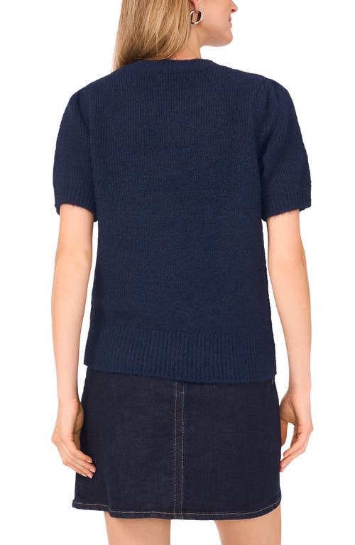 Vince Camuto Puff Sleeve Sweater In Blue