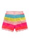 selected Neon Multi Stripe