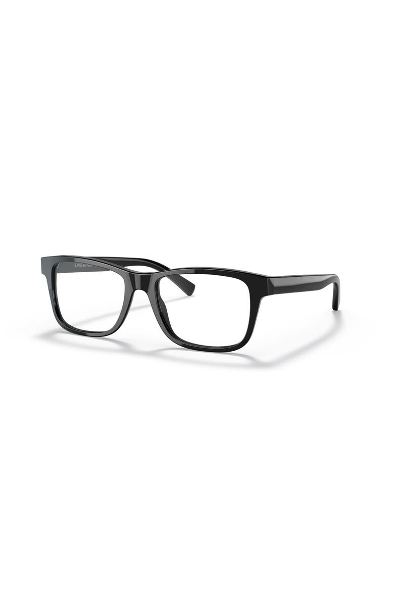 54mm Square optical glasses, Main, color, Black