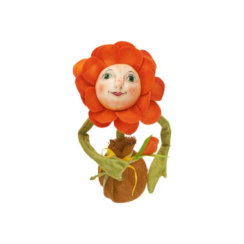 Gallerie Ii Blossom Sunflower Figurine In Orange