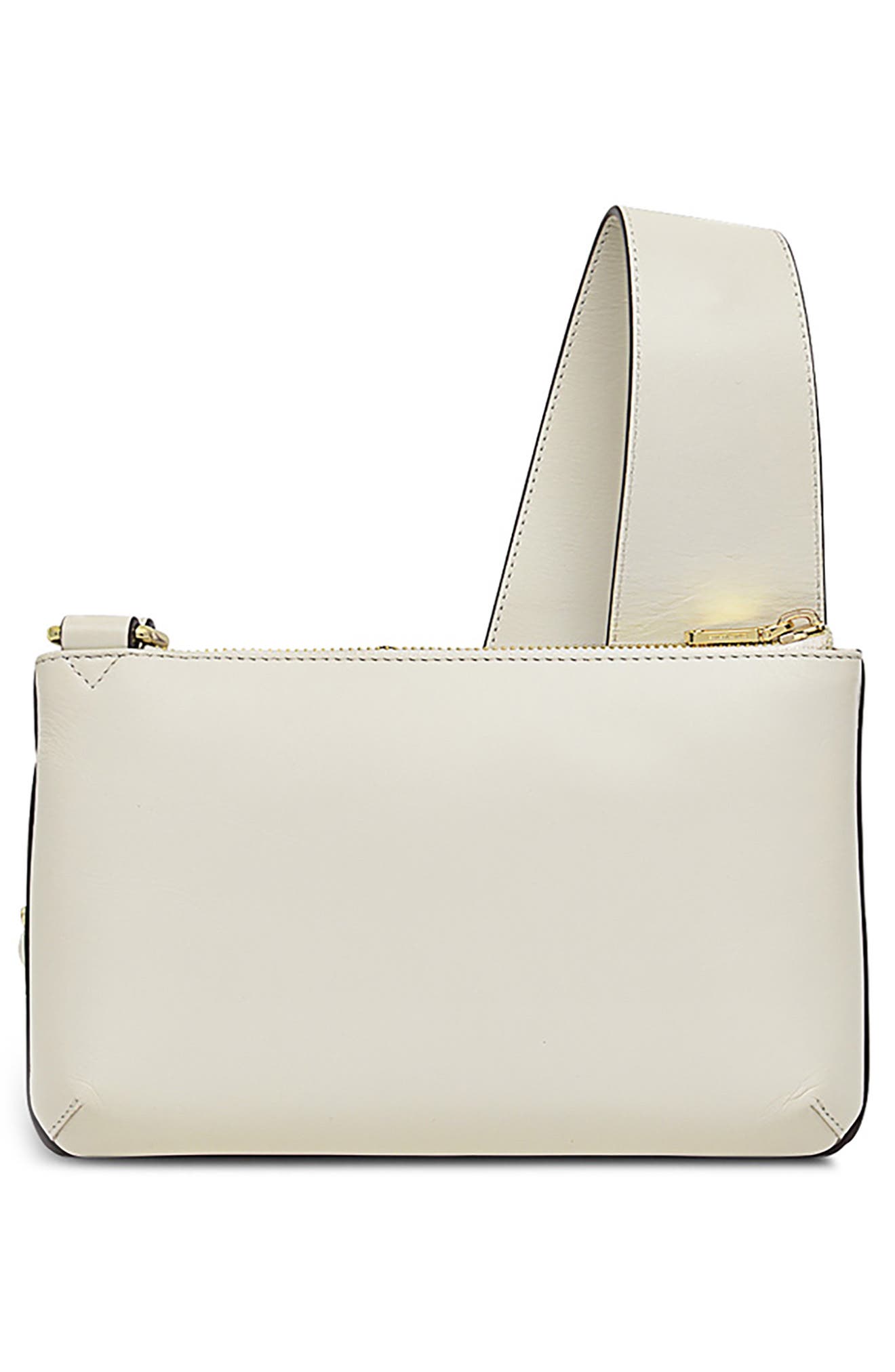 Radley Pockets Icon Leather Crossbody Bag, Alternate, color, Chalk