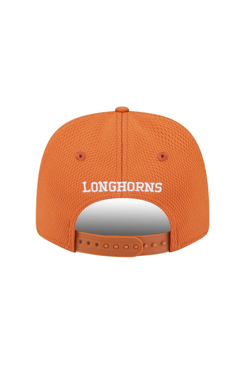 Men's New Era Texas Orange Texas Longhorns COOLERA 9SEVENTY Rope Stretch-Snap Hat, Alternate, color, Burnt Orange