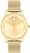 Movado Bold Access Museum Dot Mesh Strap Watch, 34mm