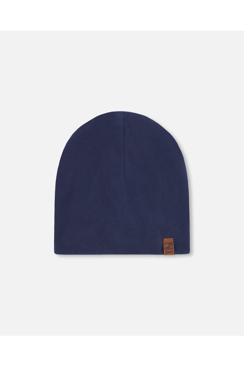 Gender Inclusive Stretch Jersey Beanie, Main, color, Navy Blue