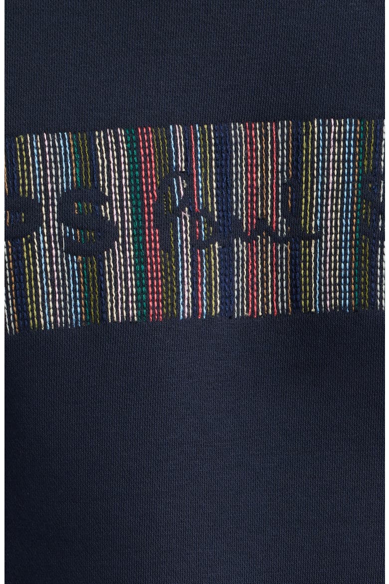 Regular Fit Embroidered Graphic Sweatshirt, Alternate, color, VERY DARK NAVY