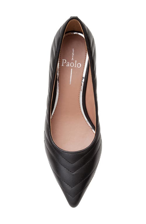 Linea Paolo Odie Pointed Toe Pump In Black