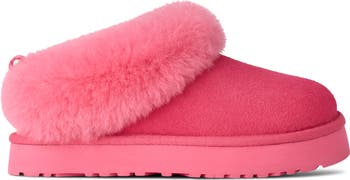 Kids' Tazzelle Genuine Shearling Collar Slipper
