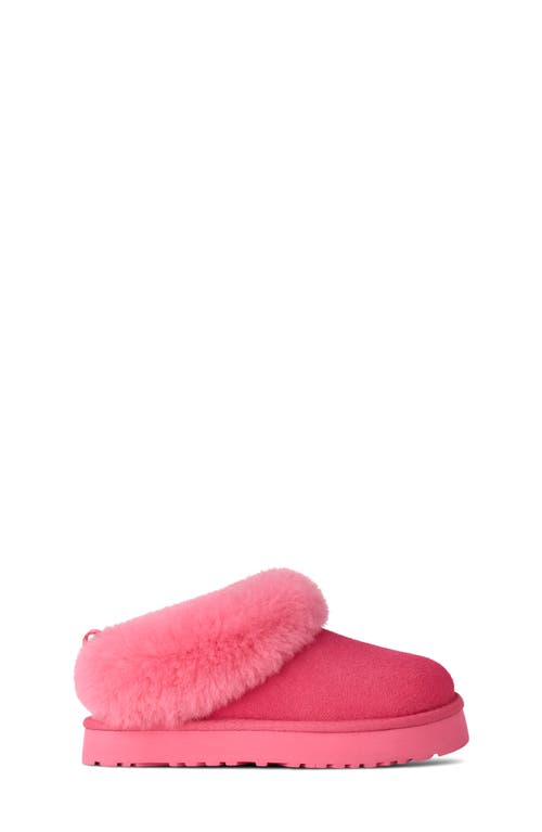 Ugg(r) Kids' Tazzelle Genuine Shearling Collar Slipper In Pink