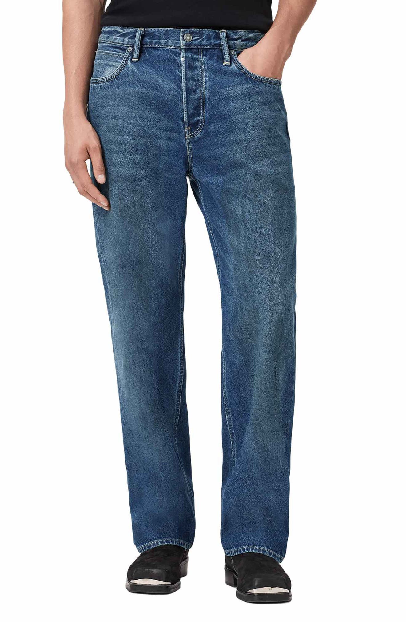 selected WORN INDIGO BLUE