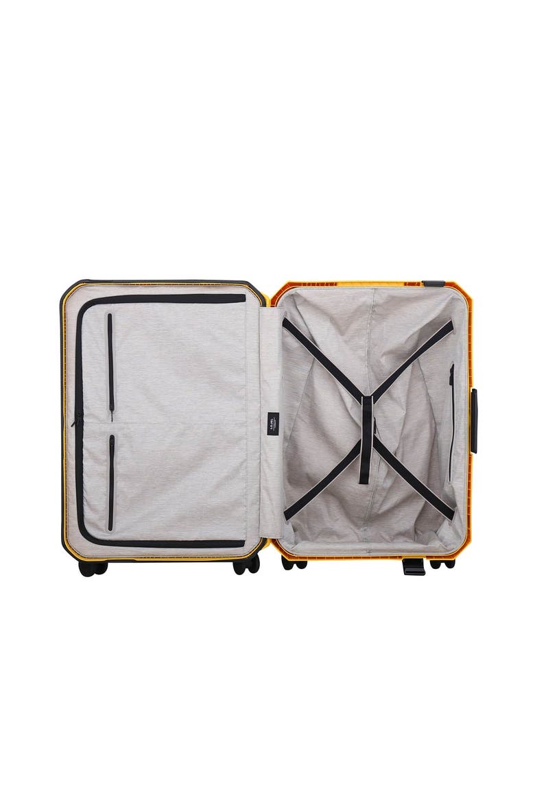 Voja Medium check in 26 inch Lightweight Luggage, Alternate, color, Yolk Yellow
