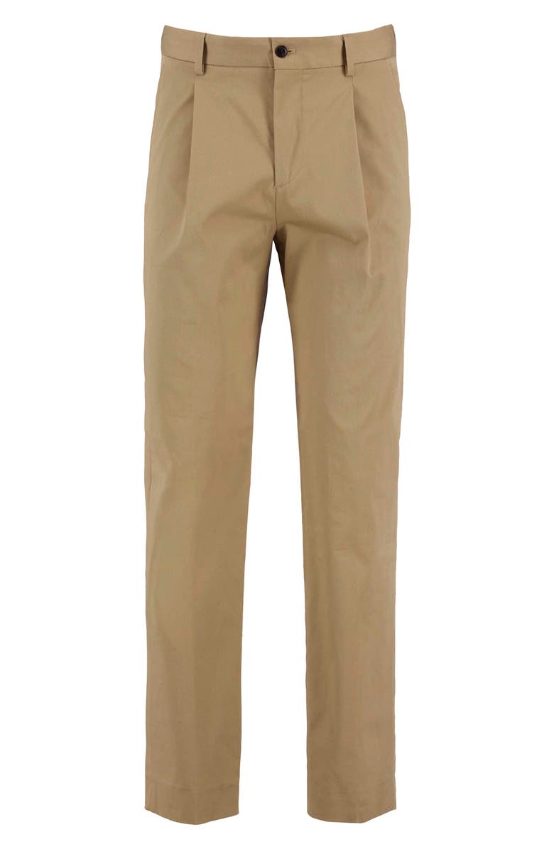Barbour Bellamy Pleated Stretch Cotton Pants, Alternate, color, Sand