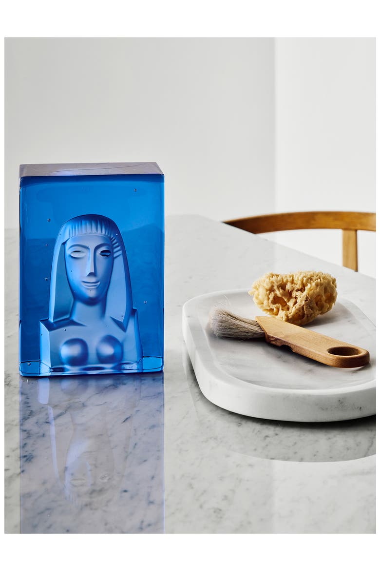 Azur Blue Crystal Décor, Alternate, color, SHE/ BLUE