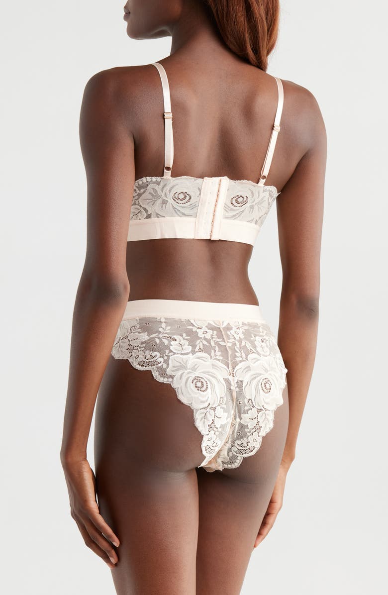 KILO BRAVA Lace Bralette, Alternate, color, Whisper Peach
