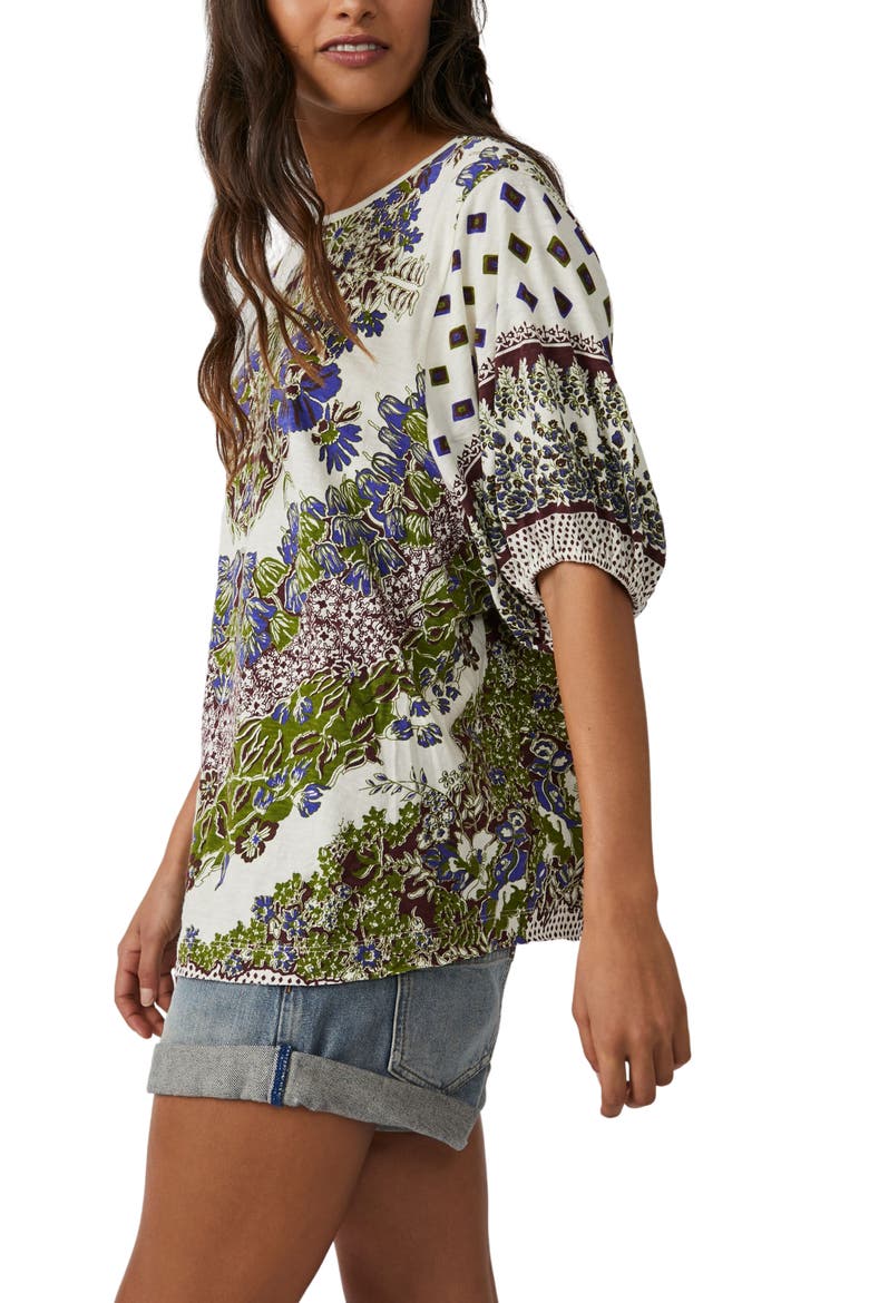 Luly Print Knit Top, Alternate, color, IVORY COMBO
