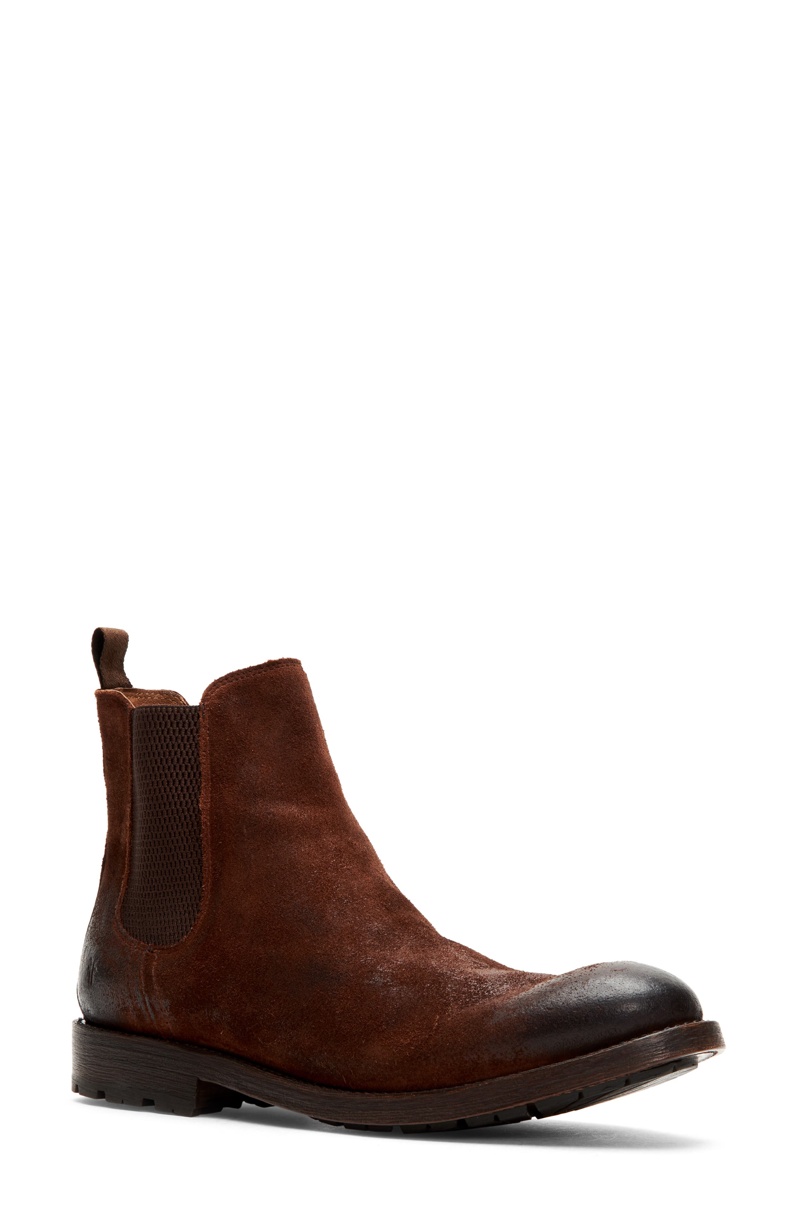 Bowery Chelsea Boot, Main, color, BROWN LEATHER