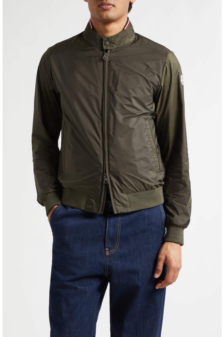 Reppe Water Repellent Rain Jacket, Main, color, DEEP MILITARY GREEN