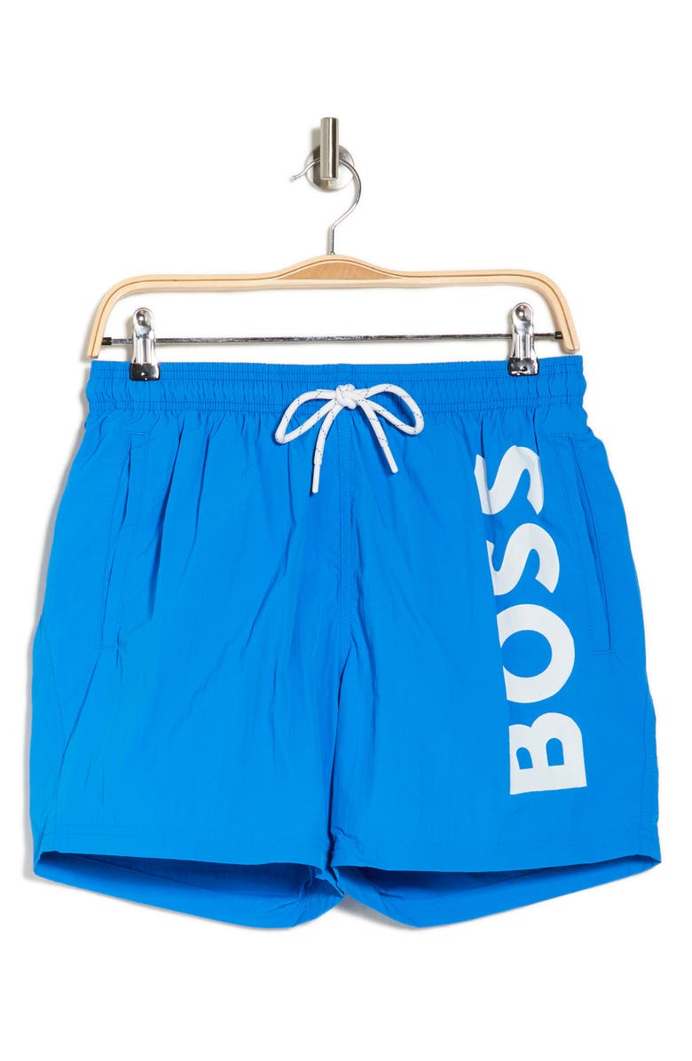 BOSS Octopus Swim Trunks, Alternate, color, Bt Bu
