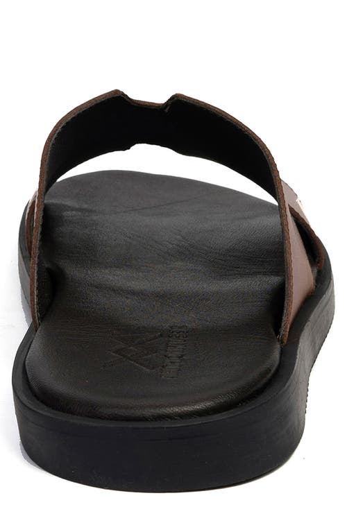 Anthony Veer Men's Marrakesh Leather Slides In Tan