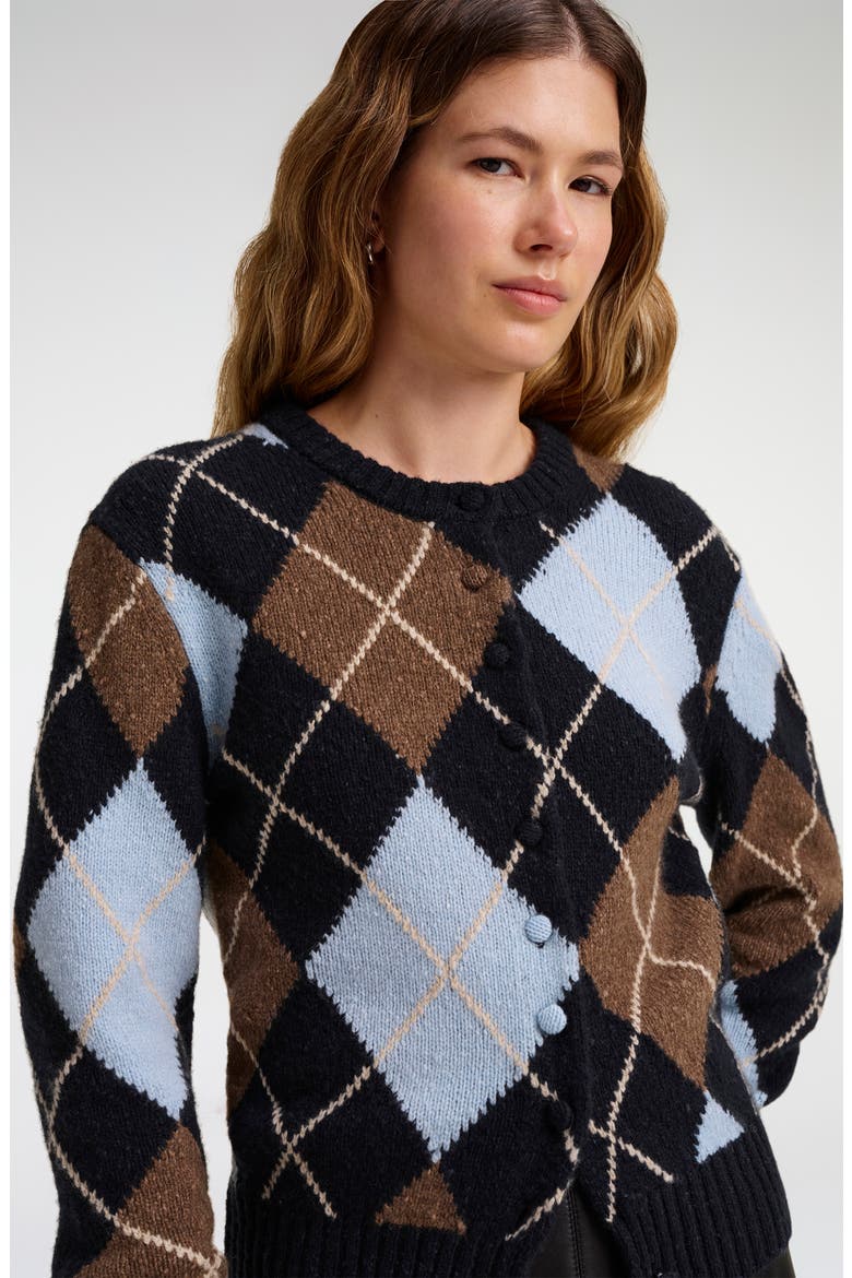 Skyler Wool & Cashmere Cardigan, Alternate, color, SKY BLUE COMBO