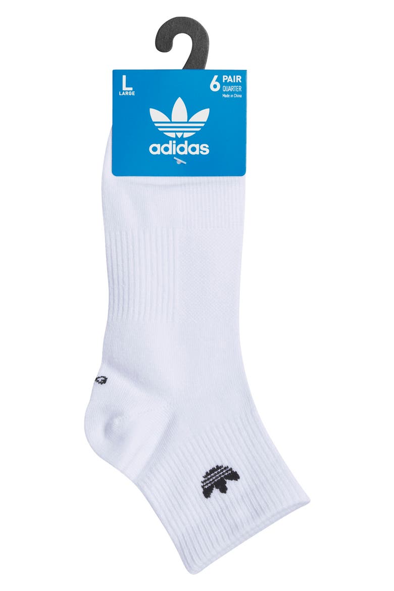 Gender Inclusive Originals Superlit Assorted 6-Pack Quarter Socks, Alternate, color, WHITE/ BLACK