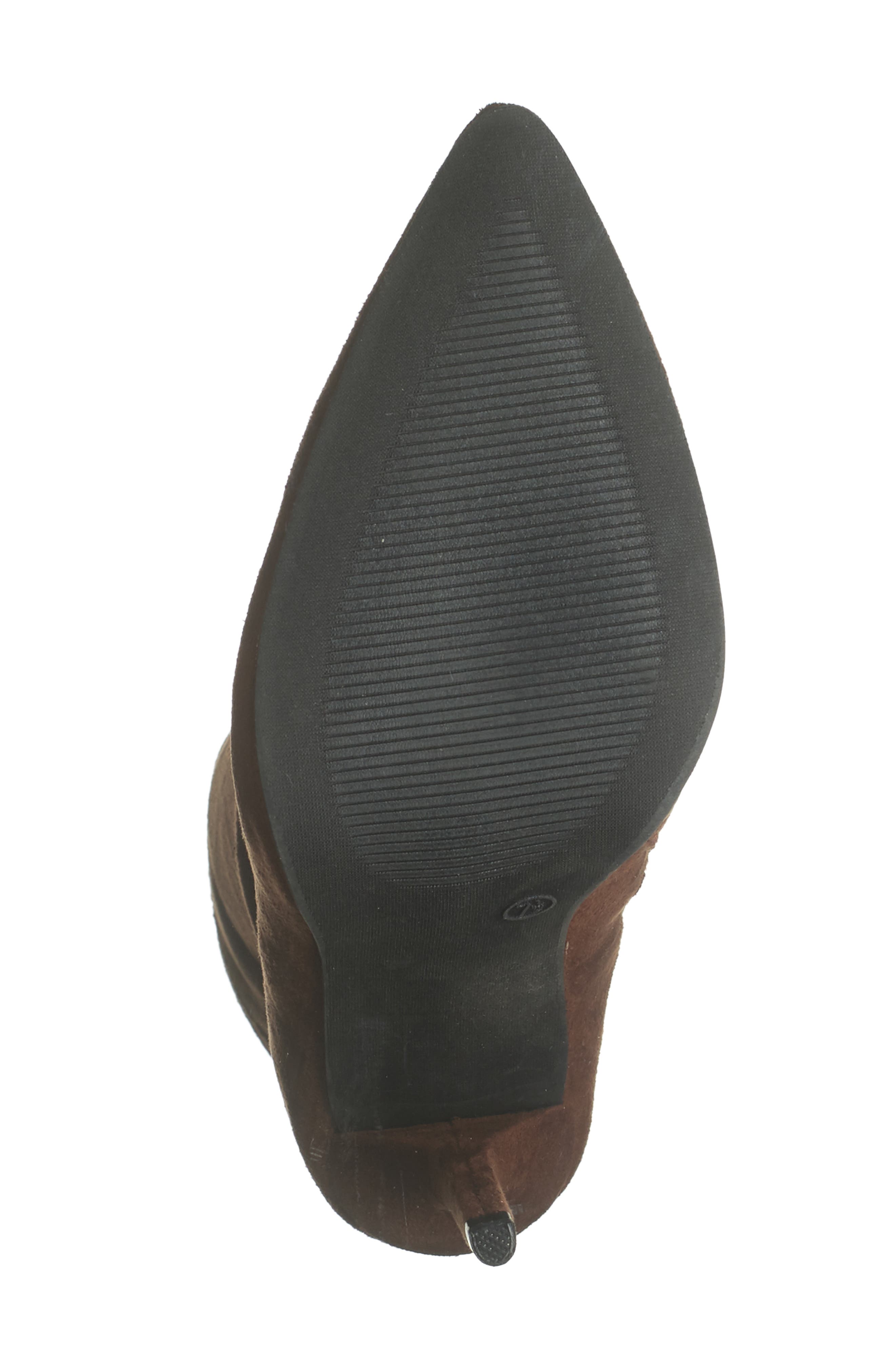 Pointed Toe Bootie, Alternate, color, BROWN