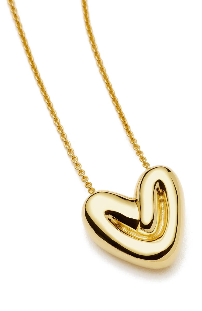 Missoma Puffy Heart Pendant Necklace, Alternate, color,