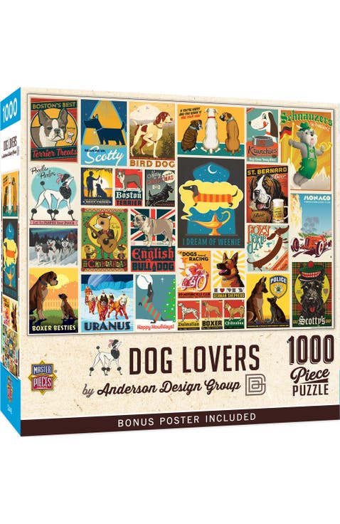 Dog Lovers 1000 Piece Jigsaw Puzzle