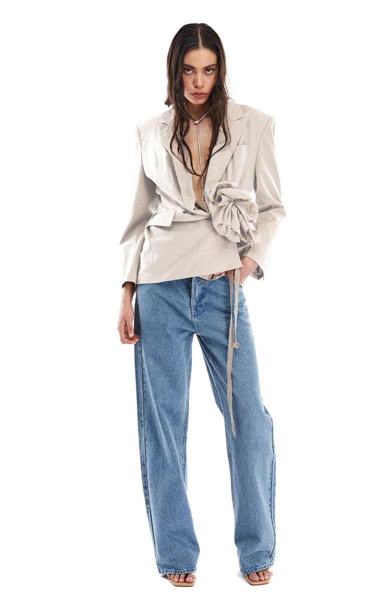 Mother of All Flora Jacket, Alternate, color, Cream