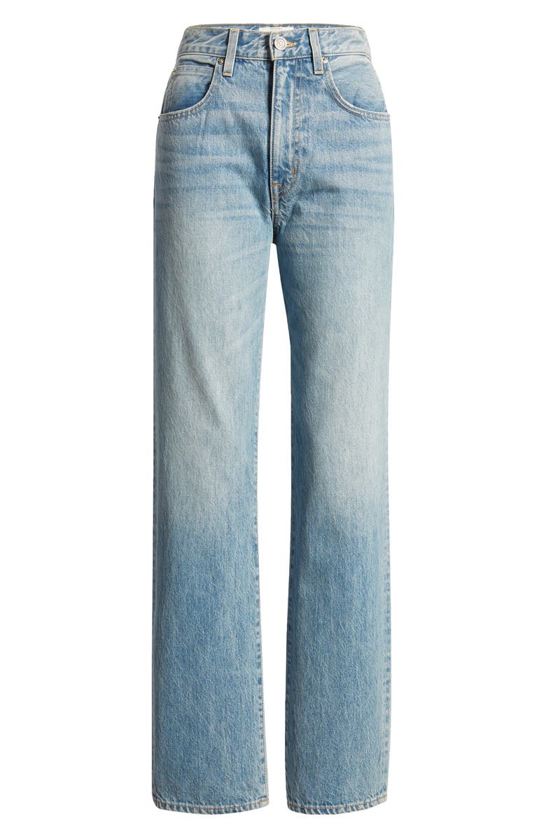 SLVRLAKE London High Waist Straight Leg Jeans, Alternate, color, 