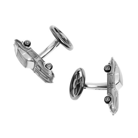 Vintage Jaguar Inspired Car Sterling Cufflinks
