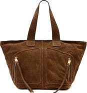 AllSaints Jean Rey Suede Tote