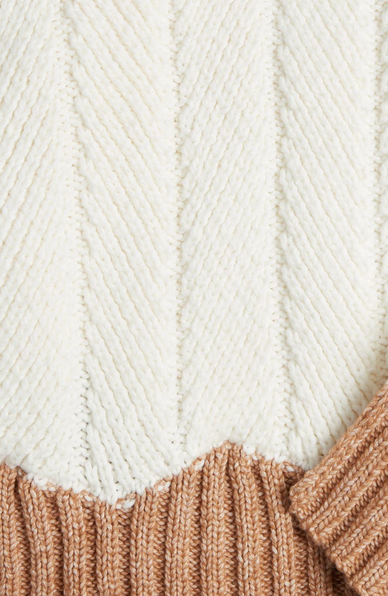 Nordstrom Sweater Knit Throw Blanket, Alternate, color, Ivory- Tan Thrush