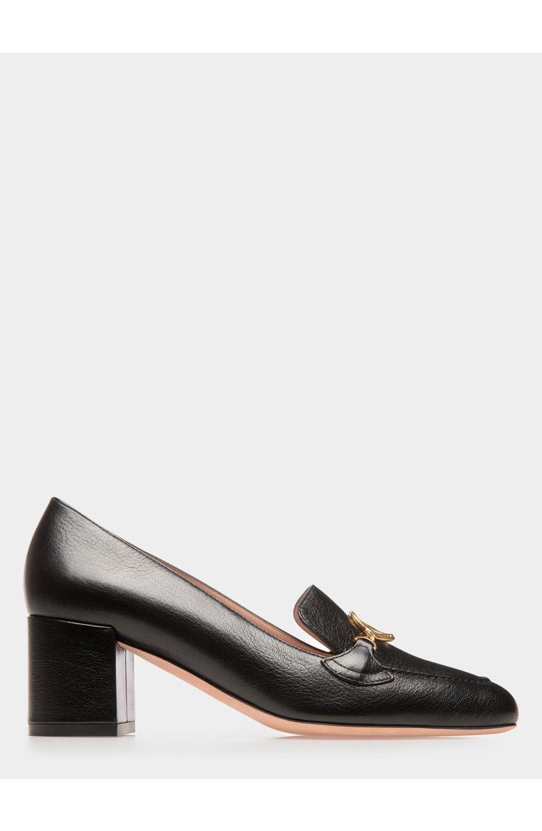 Bally Emblem Pumps, Main, color, Black