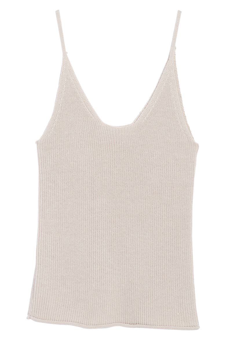 Double Scoop Sweater Tank Top, Alternate, color, OATMEAL