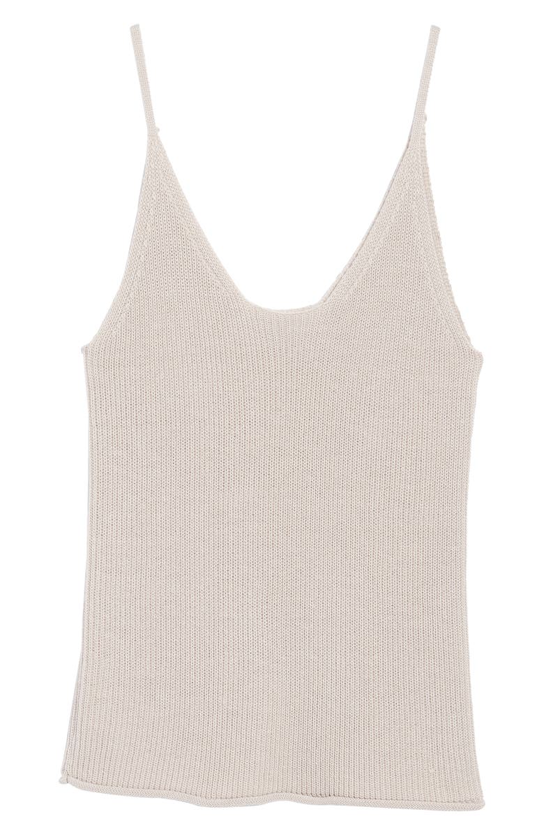 Cotton Emporium Double Scoop Sweater Tank Top, Alternate, color, 
