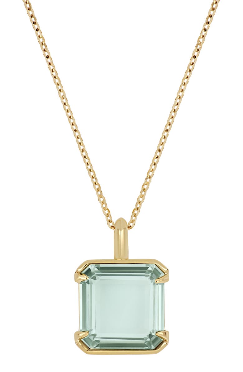 Bony Levy 14K Gold Prasiolite Pendant Necklace, Main, color,