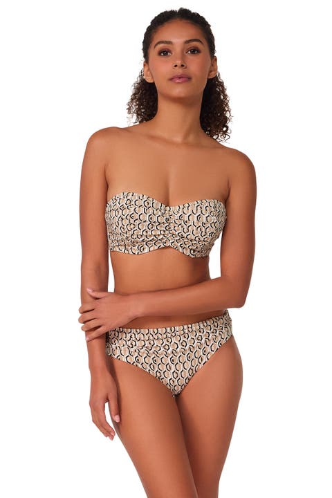 Loretta Bandeau Bikini Swimsuit Top - D Cup