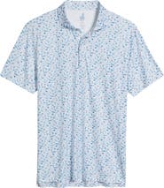 johnnie-O Jo Merica Icon Print Featherweight Performance Polo