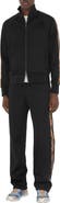 Burberry Check Trim Cotton Blend Track Pants