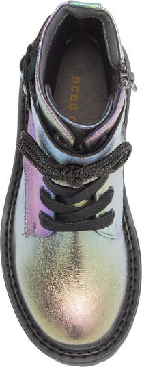 Kids' Briana Iridescent Combat Boot