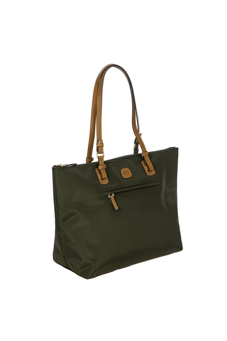 X Travel 21" Carry On Spinner & Large Sportina Tote Bag 2 Piece Luggage Set, Alternate, color, Olive